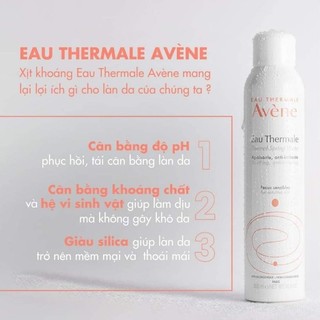 Xịt Khoáng Avene Cấp Ẩm, Làm Dịu Và Giảm Kích Ứng Da Thermal Srping Water Hàng Pháp 150 - 300ml