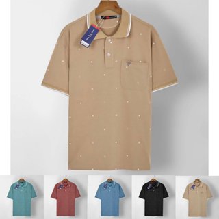 BIG SIZE - Áo POLO Nam Trung Niên Big Size Tặng Bố ,áo thun nam lớn tuổi 5XL 105kg vải cotton thấm mồ hôi xuất xịn