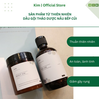 Dầu gội siêu cô đặc thảo mộc nấu bếp củi - KIM thuần thiên nhiên dầu gội handmade