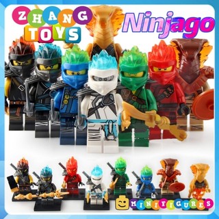 Đồ chơi Xếp hình tộc Rắn Jay - Zane - Kai - Lloyd - Nya - Cole Minifigures GA115 - 122