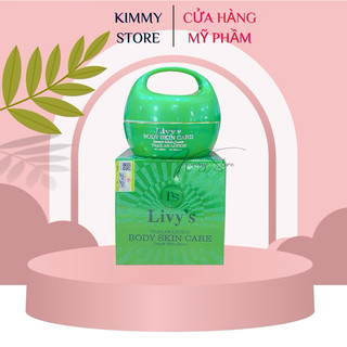 Kem dưỡng trắng da body livy xanh 250g