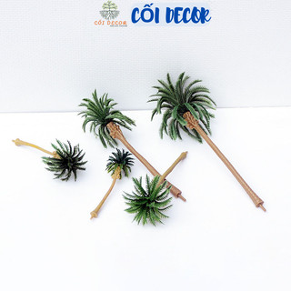 Mô hình cây dừa có quả dáng cao trang trí tiểu cảnh, làm mô hình, sa bàn, DIY