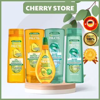 Dầu gội,dầu xả Garnier Fructis 250ml/200ml, Dưỡng tóc Garnier 150ml