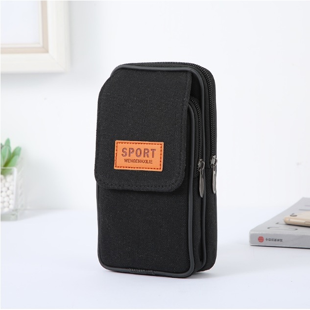 Túi đeo hông đựng điện thoại đeo thắt lưng, BAO đựng điện thoại, Túi đeo thắt lưng, bao da vải đeo thắt lưng - BDM015a