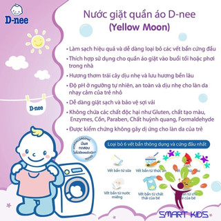 [Túi 1400ml] Nước Giặt Dnee Organic (Nội Địa) Thái Lan