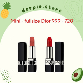 [ BILL US ] Son thỏi 𝐃𝐢𝐨𝐫 Rouge Couture Colour Lipstick 720 - 999 mini 1.5g - fullsize 3.5g