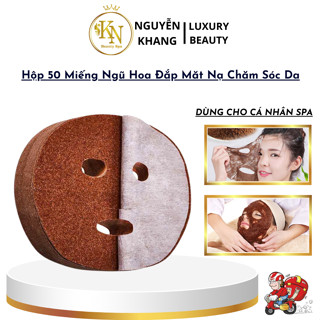 [Giá Sỉ] 50 Miếng Mặt Nạ Ngũ Hoa Hạt | Dạng Miếng Mặt Nạ Mầm Rong Biển, Đắp Trắng Da Đẹp Ngăn Ngừa Mụn