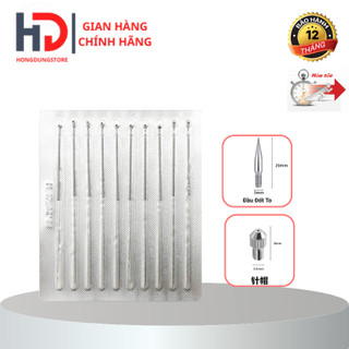 Kim Đốt Nốt Ruồi | Bộ Kim Dùng Cho Máy | Đốt Nốt Ruồi Vỉ Kim Đốt | Đầu Tim Tù Vỉ Kim Dài Dùng Trong Spa Thẩm Mỹ