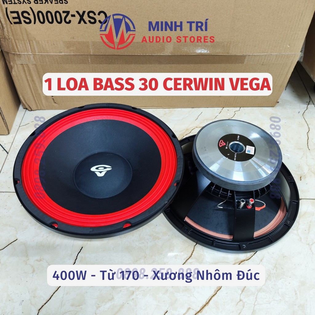 Loa Fun Bass 30 Cerwin Vega Từ 170 Coil 76 Sườn Nhôm (1 Cái ), Củ Loa Full 30 Căng Tiếng Chắc Hàng Nhập - Minh Trí Audio