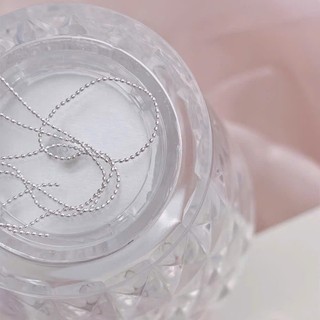 Dây bi dẹt phong cách Hàn Trang trí móng