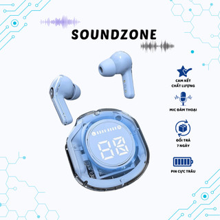 Tai Nghe Bluetooth Không Dây Ultrapods Pro v5.3 Chạm Cảm Ứng Vỏ Trong Suốt Âm Thanh Hifi Có Mic Đàm Thoại