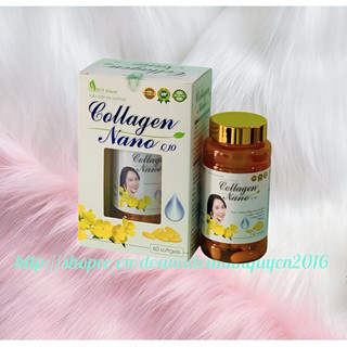 Viên Uống Đẹp Da Supper COLLAGEN NANO Q10 - Hộp 60 Viên -Giúp Đẹp Da , Ngừa Lão Hóa , Sạm , Nám