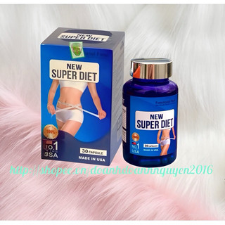 Viên uống giảm cân  NEW SUPER DIET ( USA )  - Hộp 30 viên -Giảm cân an toàn hiệu quả