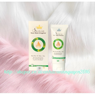 SỮA RỬA MẶT  Kingphar - tube 100ml - Chiết xuất thiên nhiên, làm sạch, dưỡng ẩm, làm trằng da