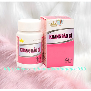 KHANG BẢO BÌ Kingphar -Hộp 40 viên -Dùng cho các trường hợp bị mề đay, mẩn ngứa, dị ứng, viêm da