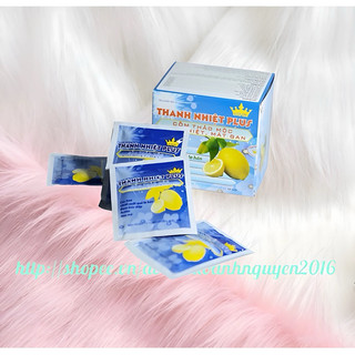 Cốm Thảo Mộc Giải Độc, Mát Gan THANH NHIỆT PLUS Kingphar  -  Hộp 6 gói
