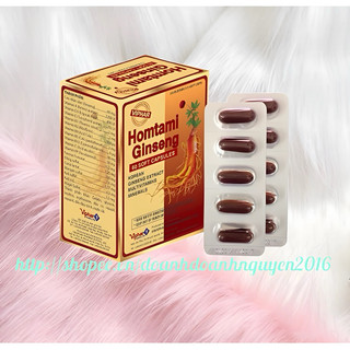 HOMTAMIN GINSENG Vinaphar -Hộp 60 Viên - Bồi Bổ Sức Khỏe Với Vitamin Và Khoáng Chất Từ Nhân Sâm