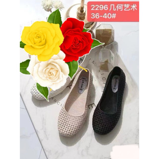 Giày búp bê nhựa nữ thông hơi mềm êm size 36-40