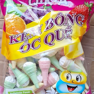 Kem ốc quế trang trí bánh kem