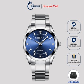 Đồng hồ nam dây thép Carient R900 chống nước đính đá sang trọng 39mm