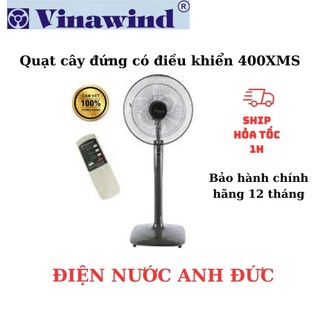 Quạt cây đứng Vinawind QĐ400-XMS-48W-Quạt điều khiển từ xa,chắc chắn,gió mạnh,chạy êm-chính hãng