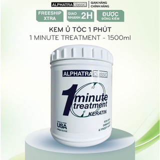 (Chính hãng)Kem hấp ủ 1 phút One Minute Treatment Alphatra ( Usa) 500ml