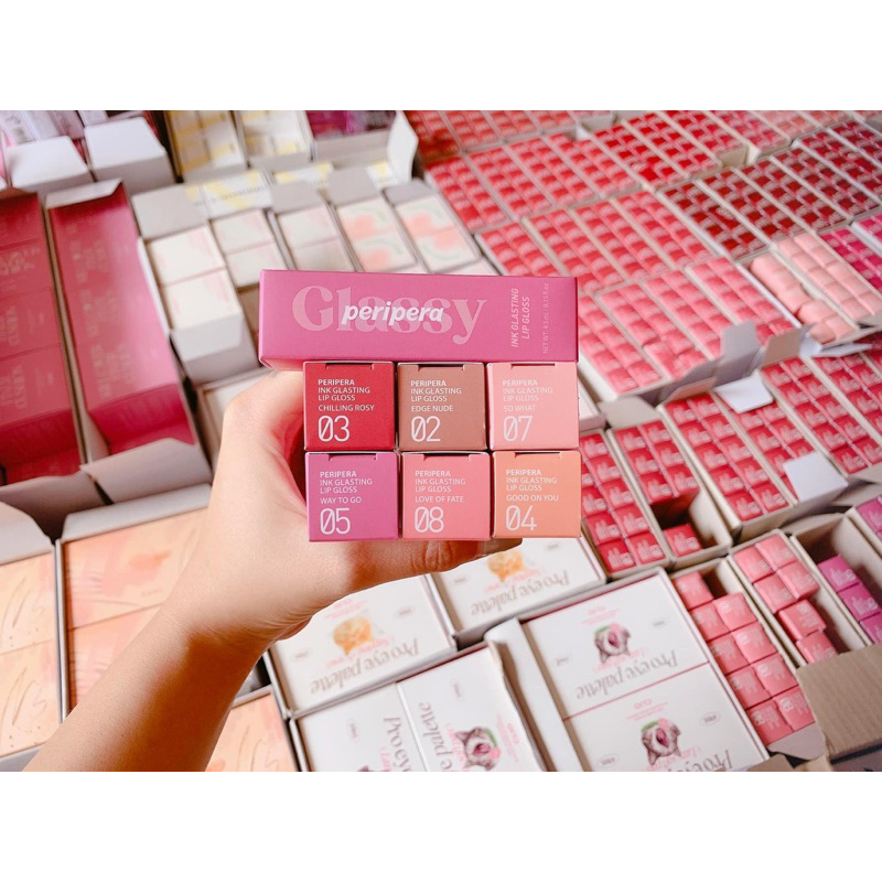 [SẴN 01-22] SON TINT BÓNG PERIPERA INK GLASTING LIP GLOSS