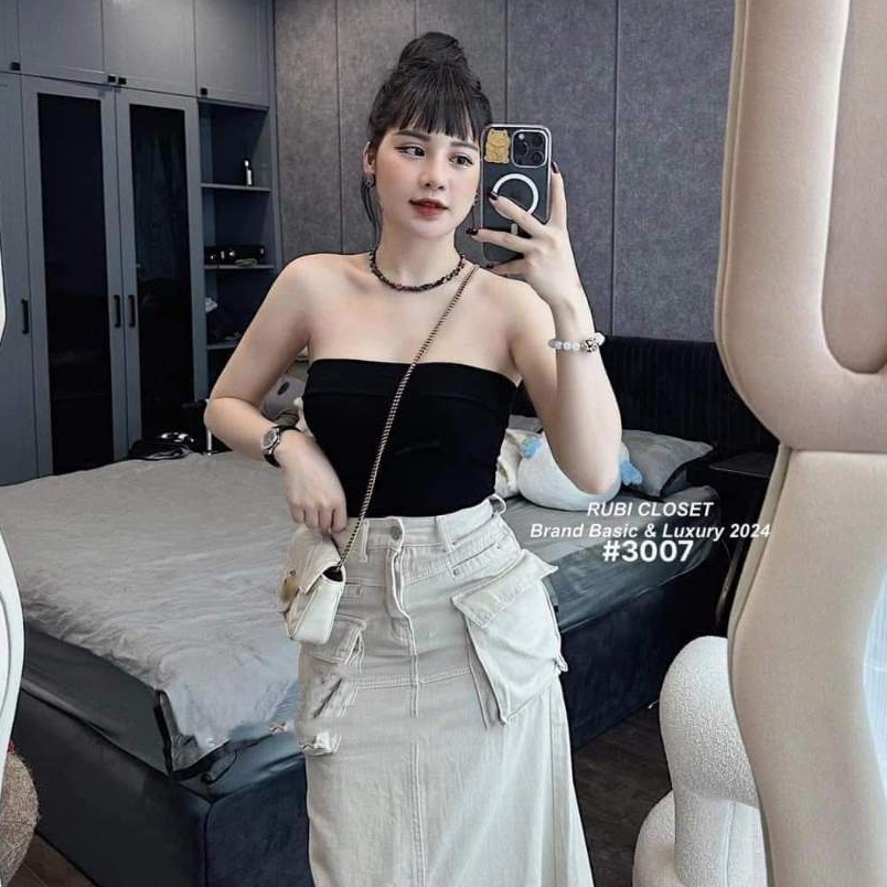 Áo quây trơn áo ống chất thu tăm phong cách Hàn Quốc M1082 | BigBuy360 - bigbuy360.vn