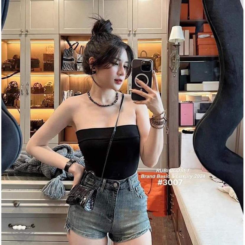 Áo quây trơn áo ống chất thu tăm phong cách Hàn Quốc M1082 | BigBuy360 - bigbuy360.vn