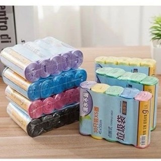 Set 5 cuộn túi nilon đựng rác siêu tiện dụng