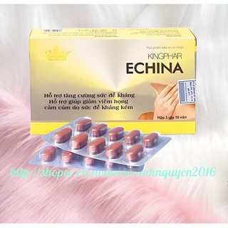 ECHINA Kingphar - Hộp 30 viên  – Tăng cường miễn dịch, giảm ho, cảm cúm