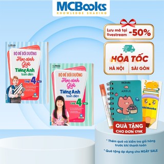 Sách - Combo 2 Tập Bộ Đề Bồi Dưỡng Học Sinh Giỏi Tiếng Anh Toàn Diện Lớp 4 - Tập 1 & Tập 2