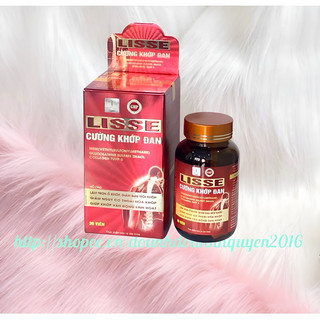 Lisse CƯỜNG KHỚP ĐAN-(Hộp 30 viên)-  Hỗ trợ giảm nguy cơ thoái hoá khớp, giảm đau mỏi khớp