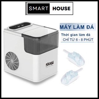 Máy làm đá viên mini sm211 của hãng dsp mẫu mới 2024, làm đá nhanh chóng trong 6-8 phút, máy làm đá viên thông minh