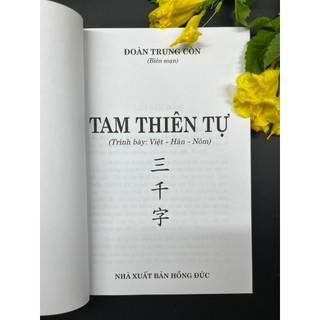 Sách - Tam Thiên Tự (Việt Hán Nôm - Đoàn Trung Còn- QB)