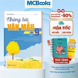 Sách - Những Bài Văn Mẫu Lớp 9 - Tập 1