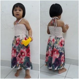 Đam maxi voan cho bé 1-7 tuổi