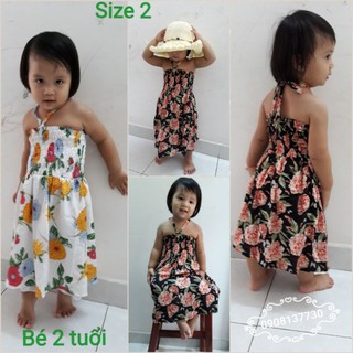 Đam maxi voan cho bé 1-7 tuổi