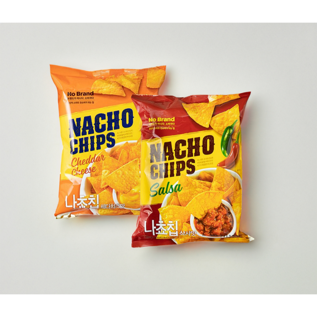 Snack Nacho No Brand Vị Phô mai Cheddar/ Salsa Cay