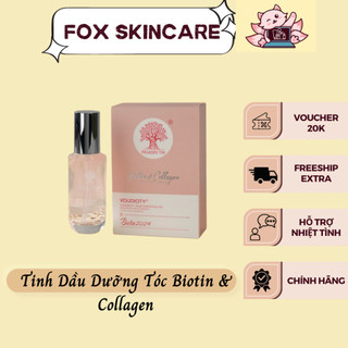 Tinh dầu dưỡng tóc biotin & collagen voudioty pasiori tm ogx hair oil bản 2024 - 60ml - foxskincare