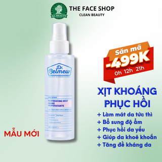 Xịt khoáng dưỡng ẩm phục hồi da mặt cấp ẩm Hàn Quốc The Face Shop Dr Belmeur Daily Repair Rehydrating Mist 100ml