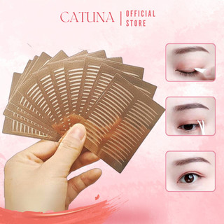 Miếng dán kích mí CATUNA dán mí cao cấp sẵn keo vỉ 36 miếng trong suốt thoáng khí chống thấm M1