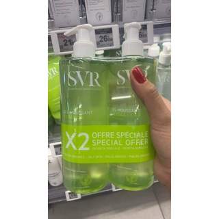 Sữa rửa mặt SVR, srm SVR 400ml, 200ml, túi Refill 400ml, sữa rửa mặt dành cho da dầu mụn cam kết chính hãng Bluemi
