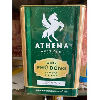 Sơn phủ bóng athena sdk-600, sơn phủ bóng gỗ giá rẻ, sơn phủ bóng đại kiều hộp 4kg