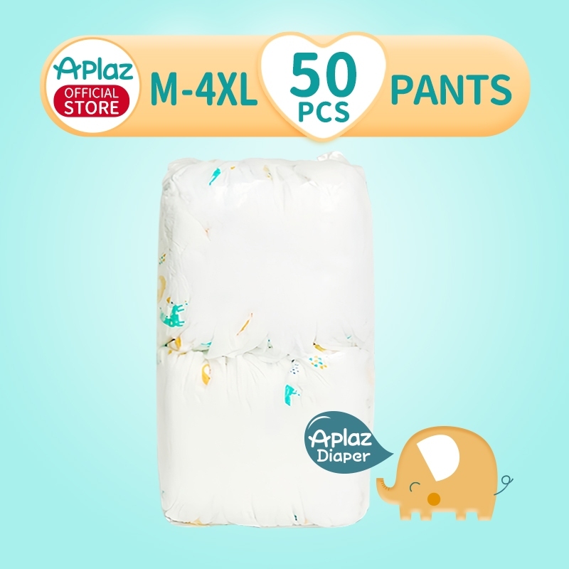 Aplaz Bỉm tã quần loại đẹp không lỗi ,tã bỉm đủ size M L XL XXL XXXL 50 miếng chống hăm mềm mạiBỉm/tã
