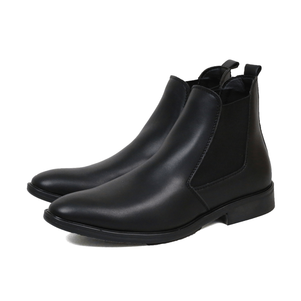 Giày chelsea boot da thời trang INICHI G1071 da lì chống nhăn, có khâu đế