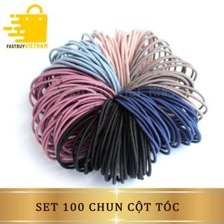 [ComBo] 100 Dây Chun Buộc Tóc [Mẫu T1] . ĐTLV