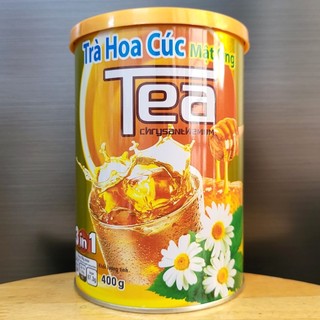 Lon thiếc 400g - trà hoa cúc mật ong hòa tan / thanh bình 3 in 1 chrysanthemum tea with honey