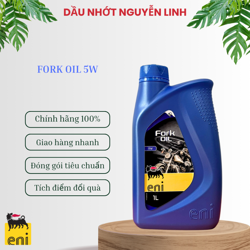 (Nhập khẩu) Dầu phuộc Eni Fork Oil 5W 1L