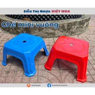 Ghế mini vuông GH, ghế ngồi thấp, ghế sàn nước, ghế nhà tắm
